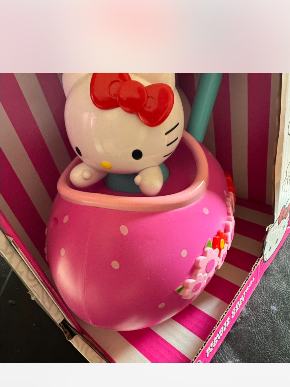 Hello Kitty Sanrio Pink Ride-On Toy with Bow